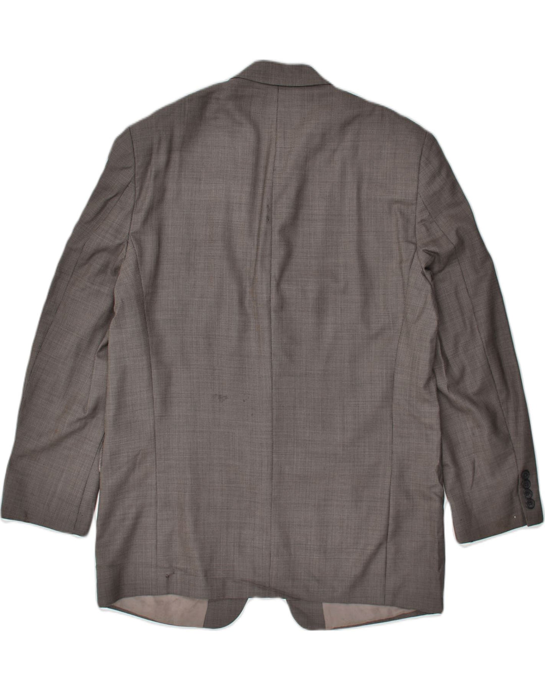 CALVIN KLEIN Mens 3 Button Blazer Jacket UK 38 Medium Grey Check Wool | Vintage Calvin Klein | Thrift | Second-Hand Calvin Klein | Used Clothing | Messina Hembry 