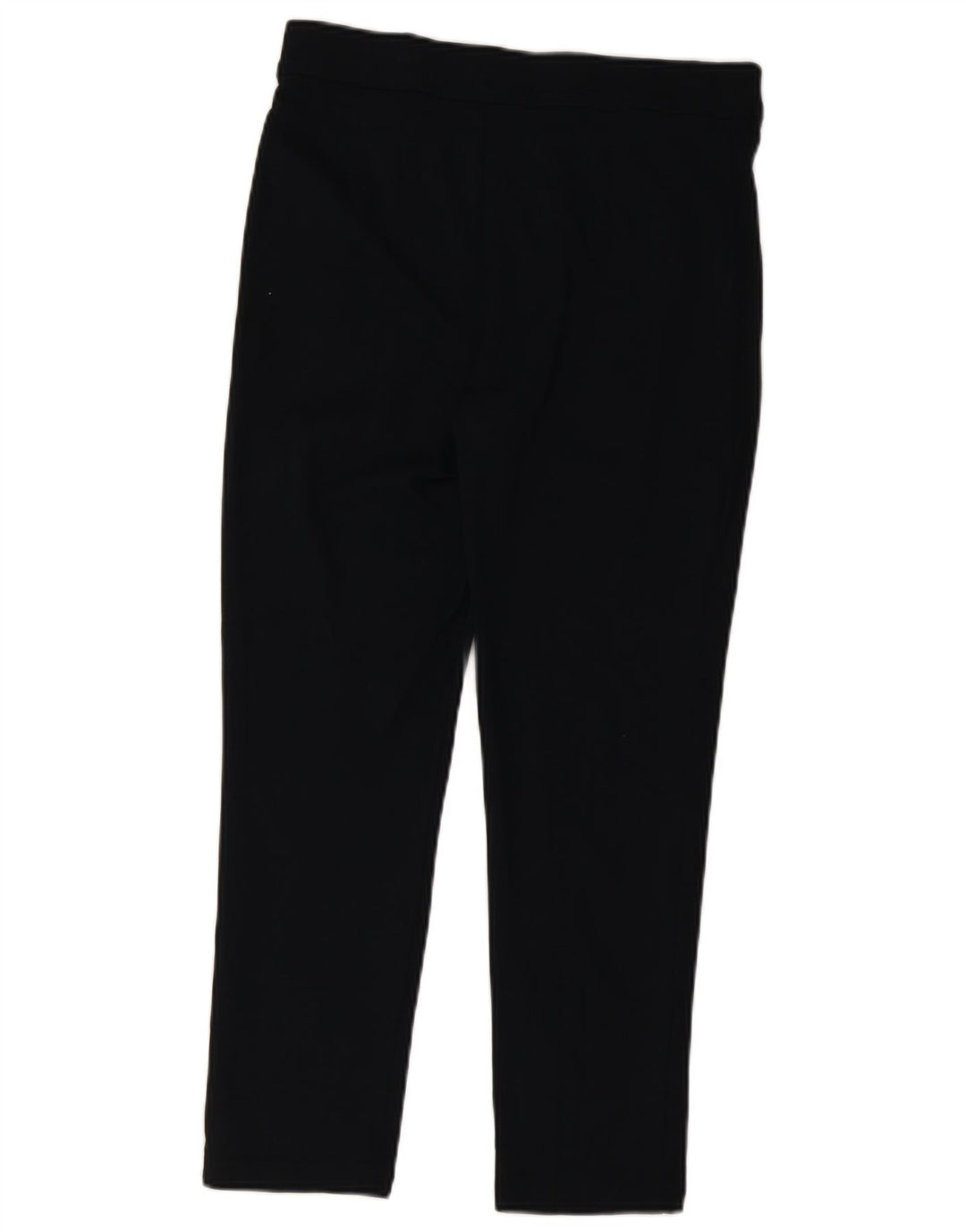 Marks & Spencer Womens Slim Casual Trousers UK 12 Medium W32 L26 Black
