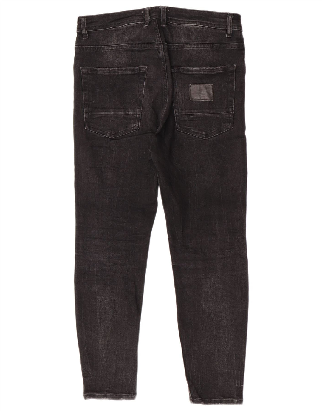 Zara Womens Crop Skinny Jeans EU 40 Medium W31 L25 Grey