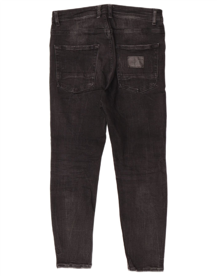 Zara Womens Crop Skinny Jeans EU 40 Medium W31 L25 Grey