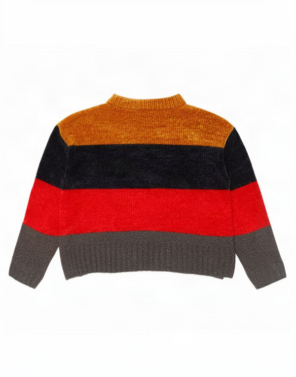 Marks & Spencer Womens Crew Neck Jumper Sweater UK 16 Large Multicoloured