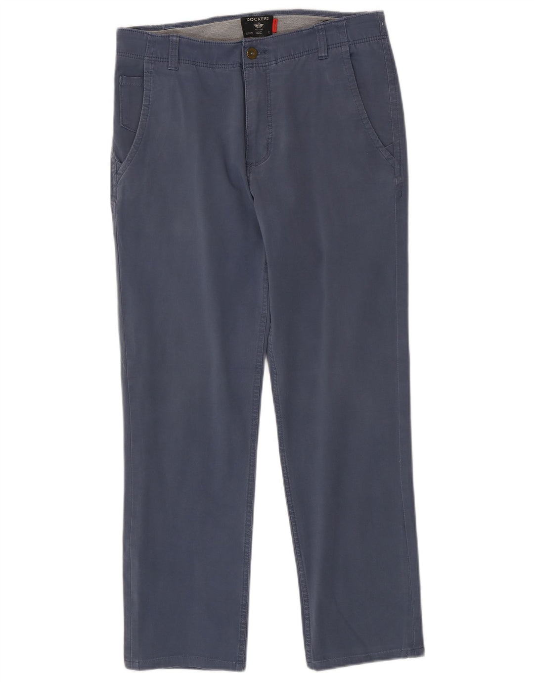 DOCKERS Mens Straight Chino Trousers W31 L28 Blue Cotton
