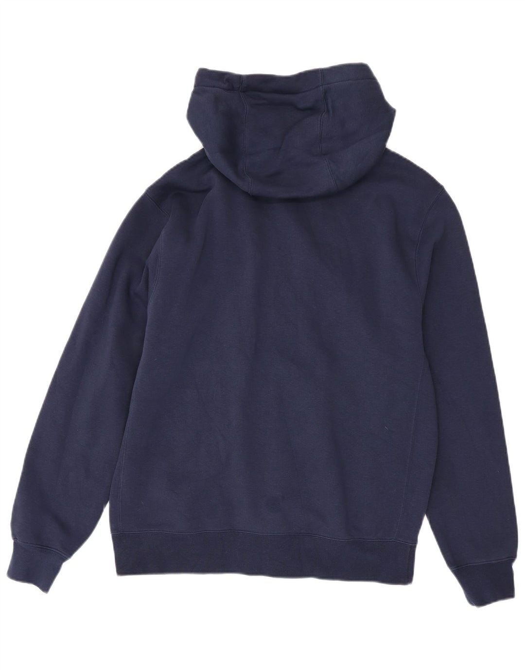 Nike Mens Zip Hoodie Sweater Medium Navy Blue Cotton