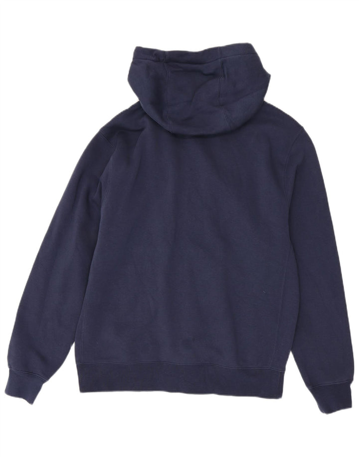 Nike Mens Zip Hoodie Sweater Medium Navy Blue Cotton