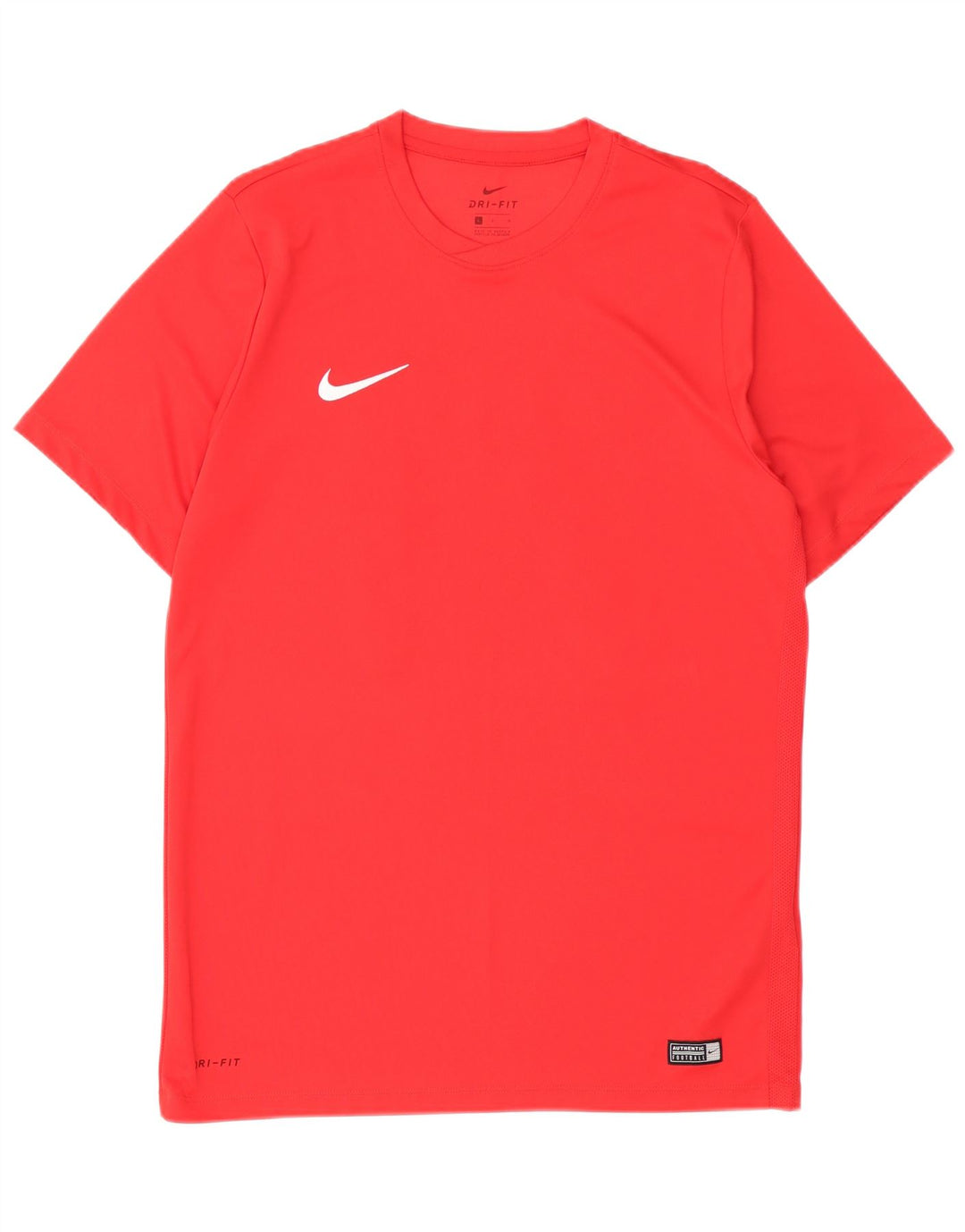 NIKE Mens Dri Fit Graphic T-Shirt Top Large Red Polyester