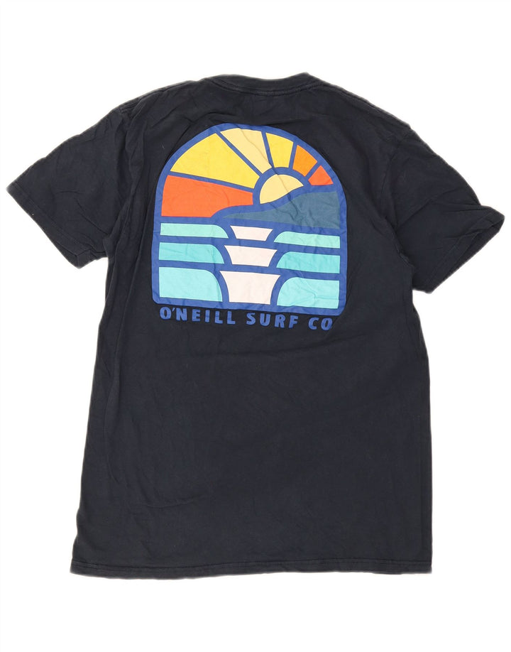O'NEILL Mens Modern Fit Graphic T-Shirt Top Medium Navy Blue Cotton