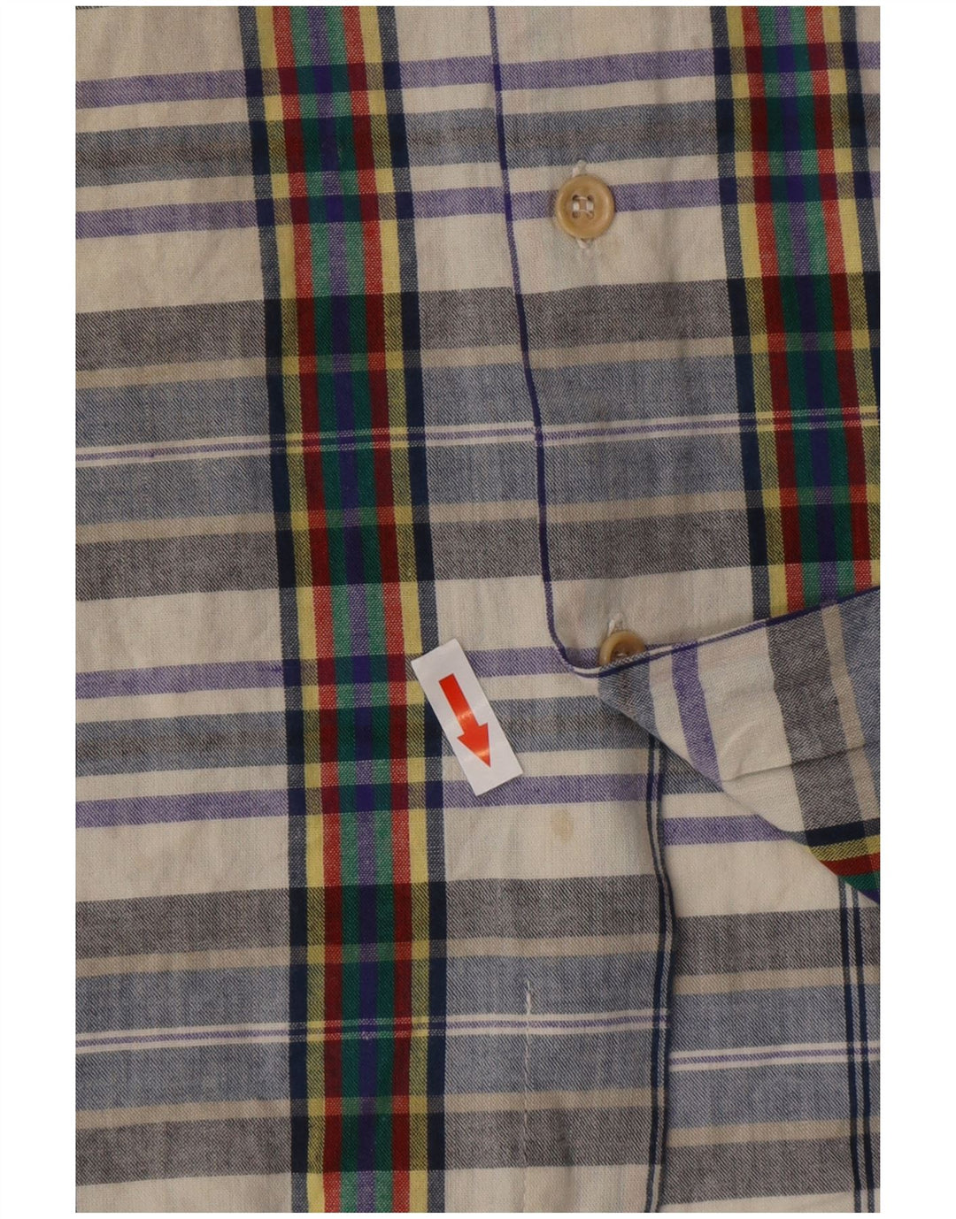 Missoni Mens Short Sleeve Shirt Large Blue Check Cotton