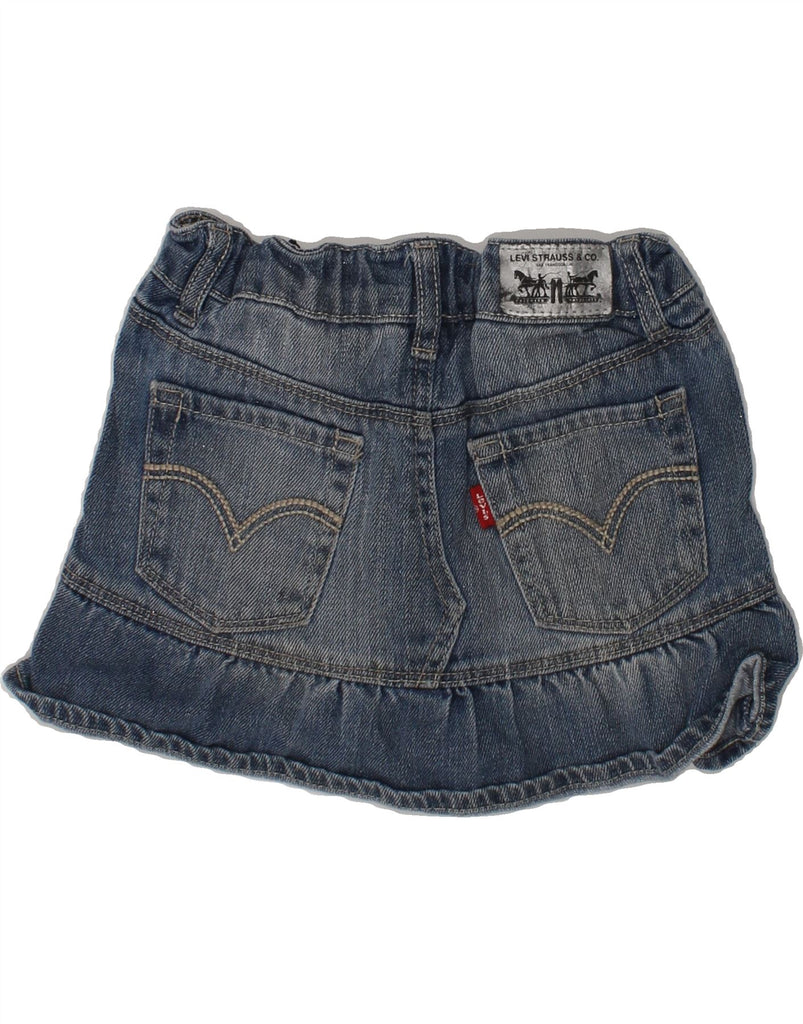 LEVI'S Girls Denim Skirt 4-5 Years W20  Blue Cotton | Vintage Levi's | Thrift | Second-Hand Levi's | Used Clothing | Messina Hembry 