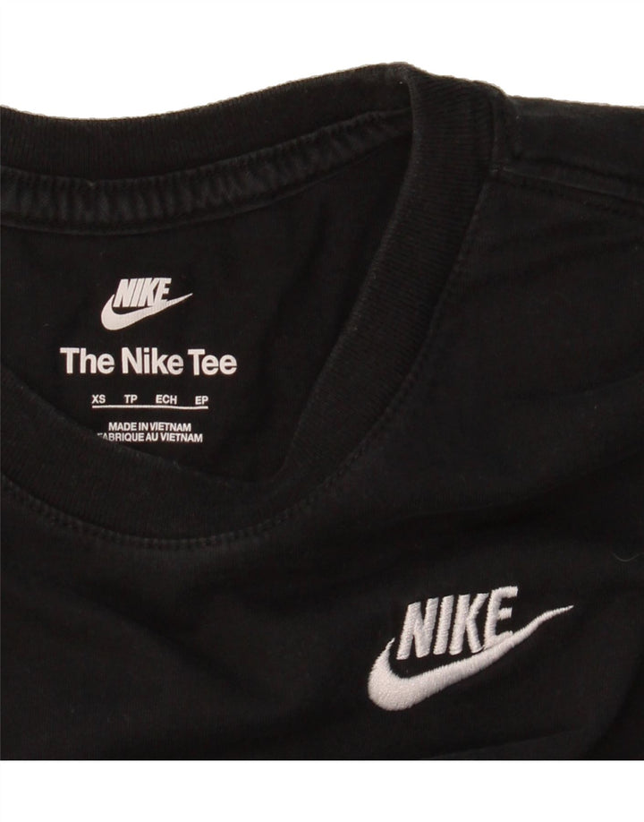 NIKE Womens T-Shirt Top UK 6 XS Black Vintage Nike and Second-Hand Nike from Messina Hembry 