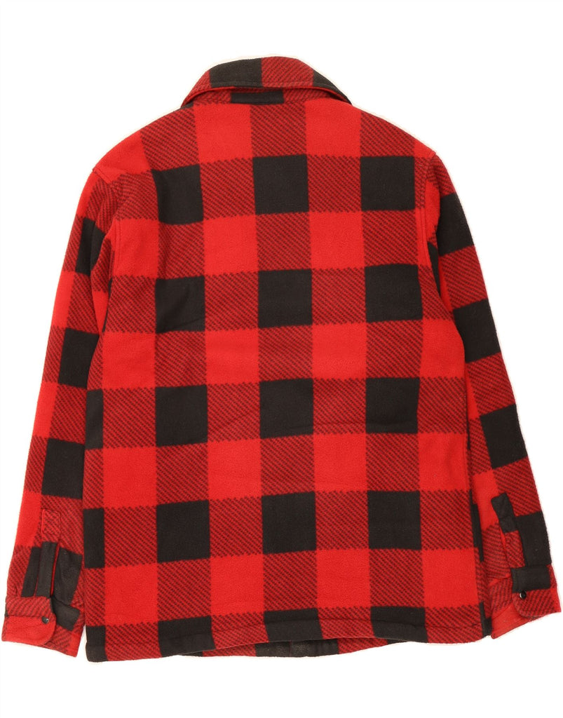 PARKSIDE Mens Lumberjack Flannel Shirt UK 38/40 Medium Red Check Polyester Vintage Parkside and Second-Hand Parkside from Messina Hembry 