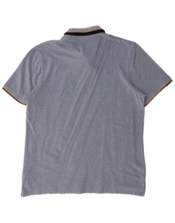 Jack & Jones Mens Polo Shirt 2XL Blue Cotton