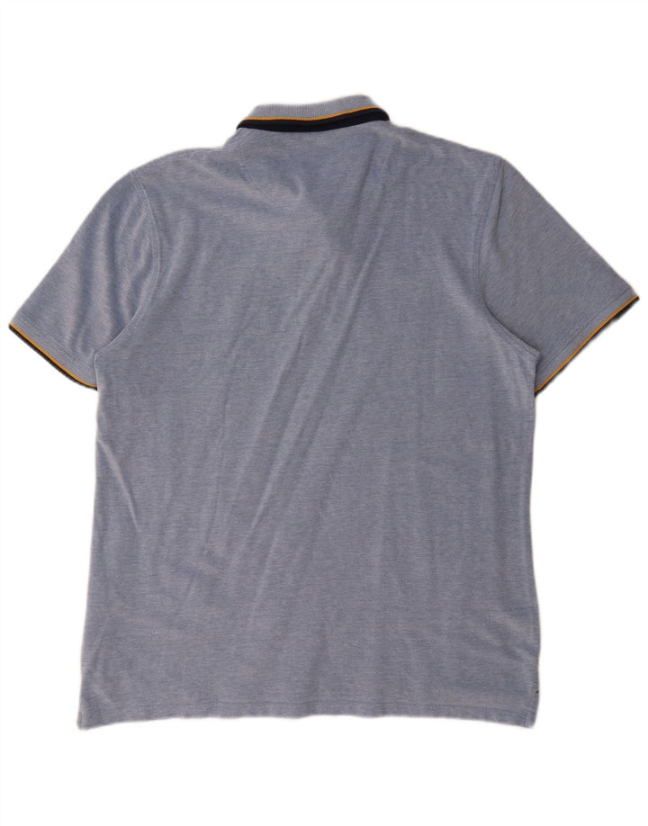 Jack & Jones Mens Polo Shirt 2XL Blue Cotton