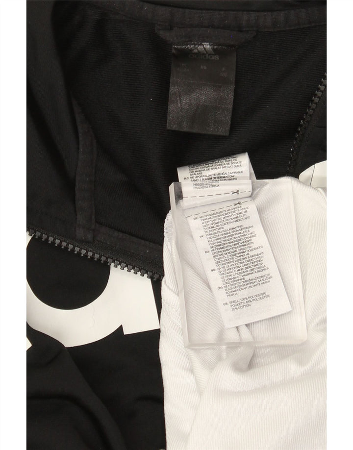 Adidas Mens Graphic Tracksuit Top Jacket UK 42/44 Large Black Colourblock