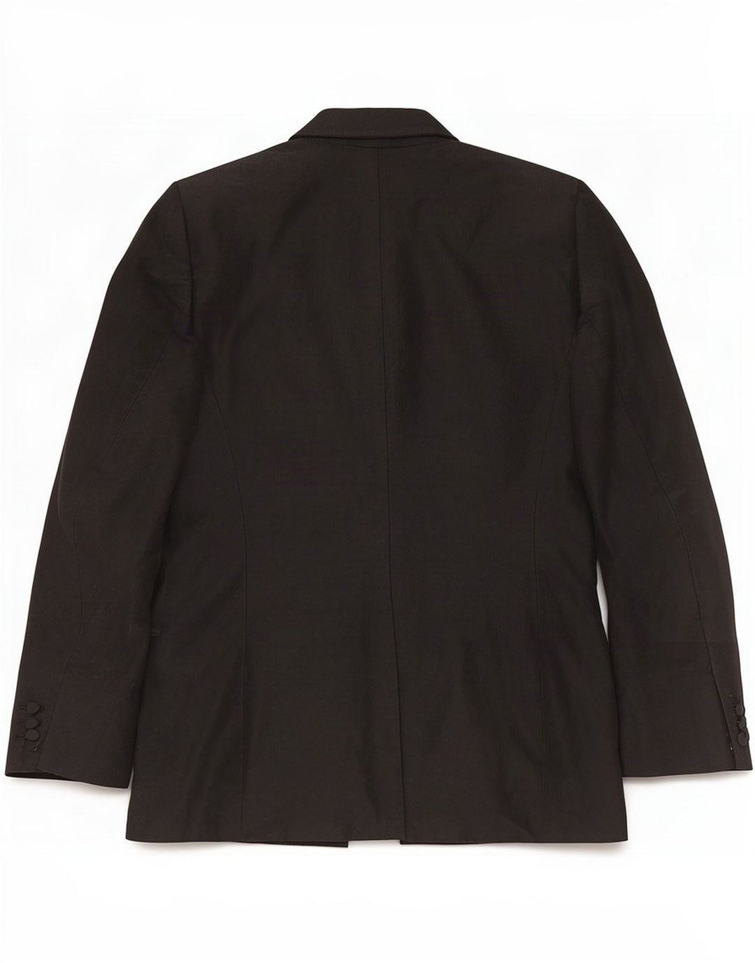 Aspesi Womens Double Breasted Blazer Jacket IT 42 Medium Black Wool