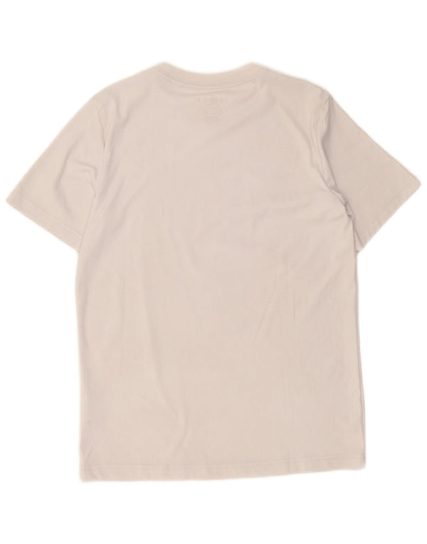 Jordan Boys Dri Fit Graphic T-Shirt Top 13-14 Years XL Grey Polyester