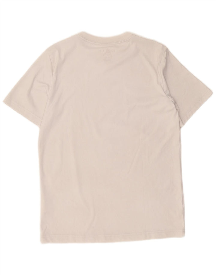 Jordan Boys Dri Fit Graphic T-Shirt Top 13-14 Years XL Grey Polyester