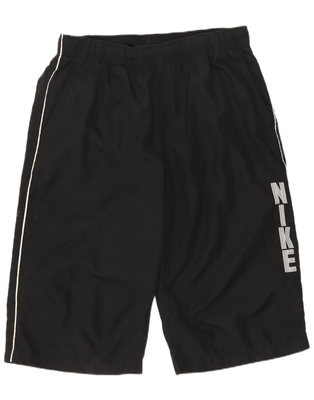 Nike Mens Graphic Sport Shorts Large Black Polyester
