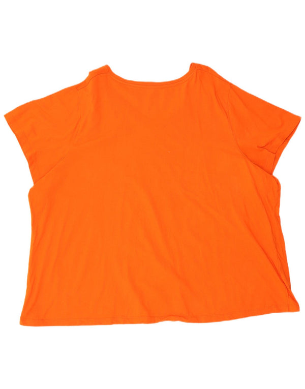 Majestic Mens Denver Broncos Graphic T-Shirt Top 4XL Orange Cotton