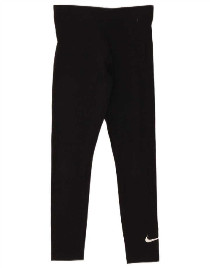 Nike Girls Leggings 10-11 Years Medium Black