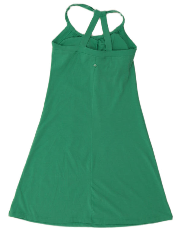 Prana Womens Halter Dress UK 6 XS Green