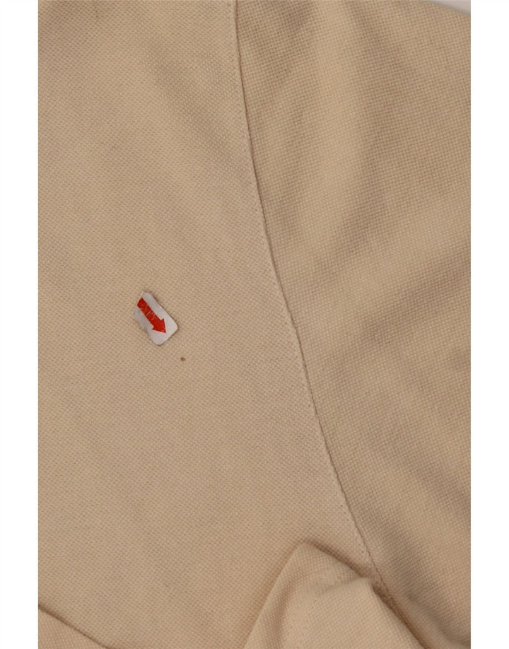 DIADORA Mens Polo Shirt XL Beige Cotton