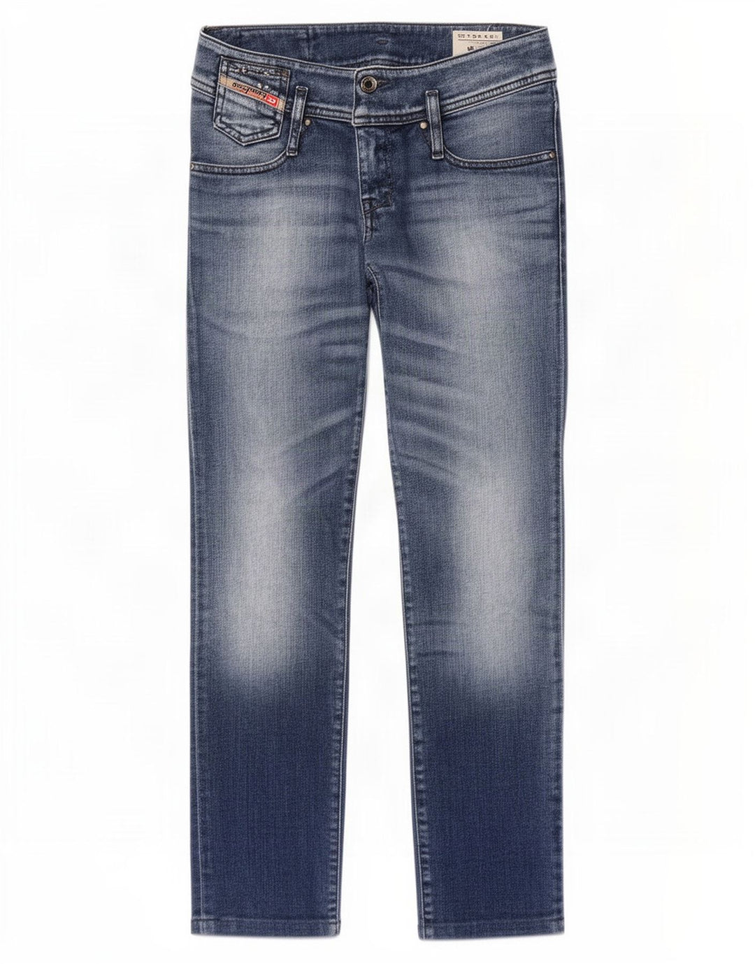Diesel Womens Matic Slim Jeans W26 L28 Blue Cotton