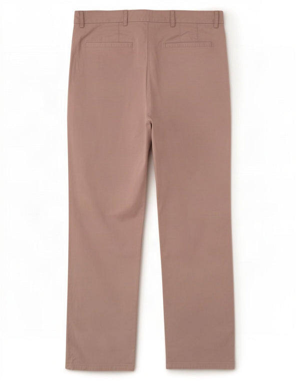 Marks & Spencer Mens Autograph Straight Chino Trousers W34 L31 Grey Cotton