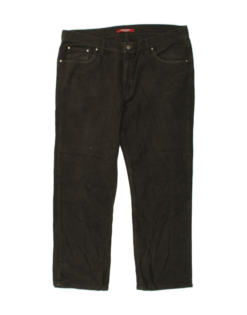 CARRERA Mens Straight Casual Trousers W40 L28 Green Cotton Vintage Carrera and Second-Hand Carrera from Messina Hembry 