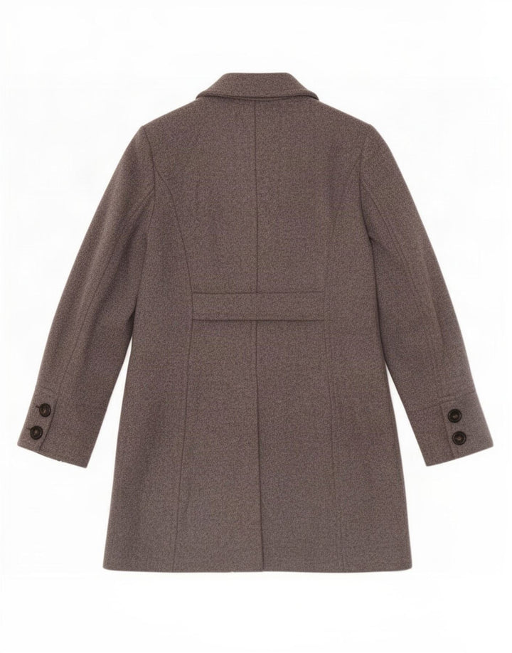 Max Mara Womens Weekend Double Breasted Coat UK 12 Mediun Grey Wool