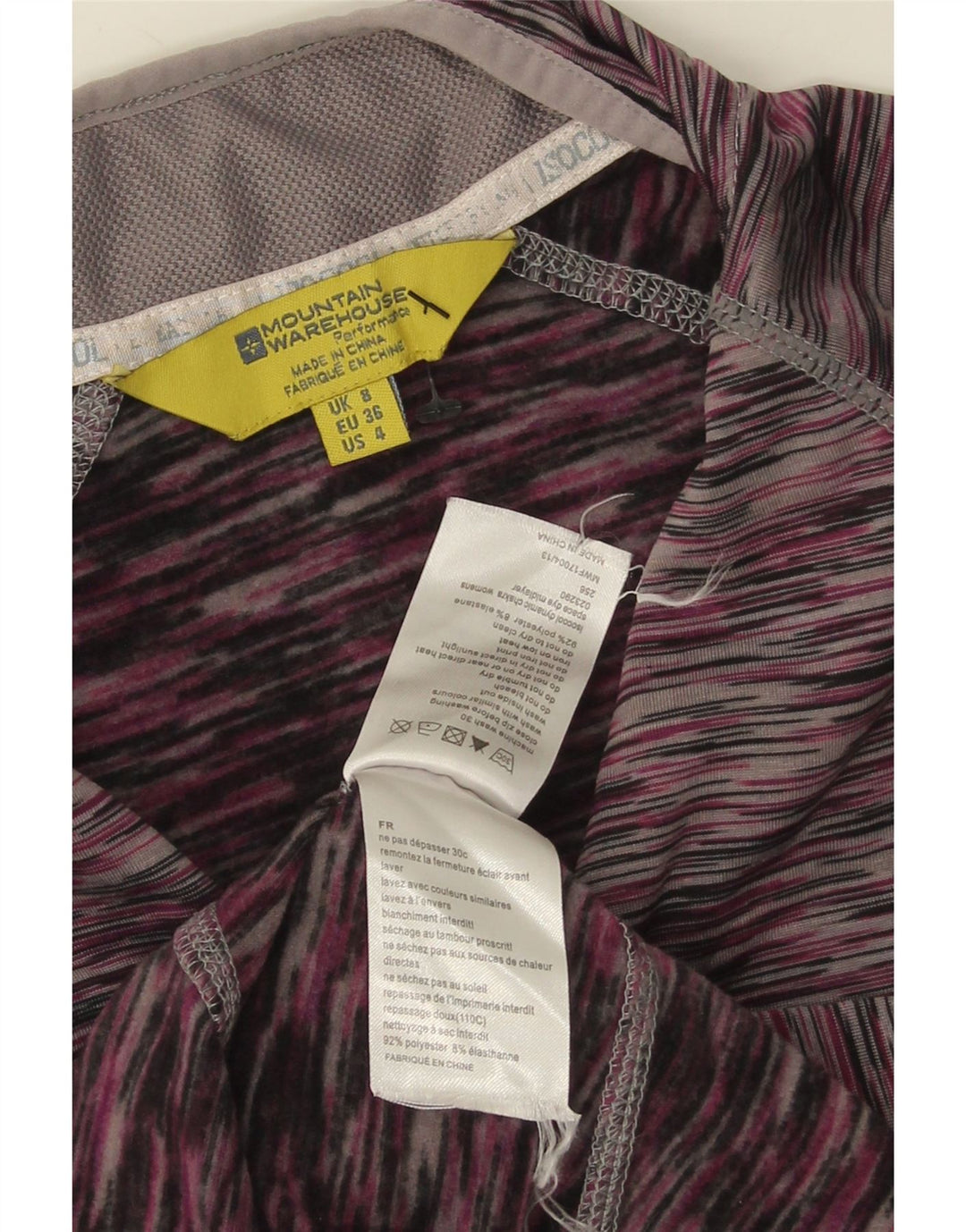 Mountain Warehouse Womens Pullover Tracksuit Top UK 8 Small Multicoloured