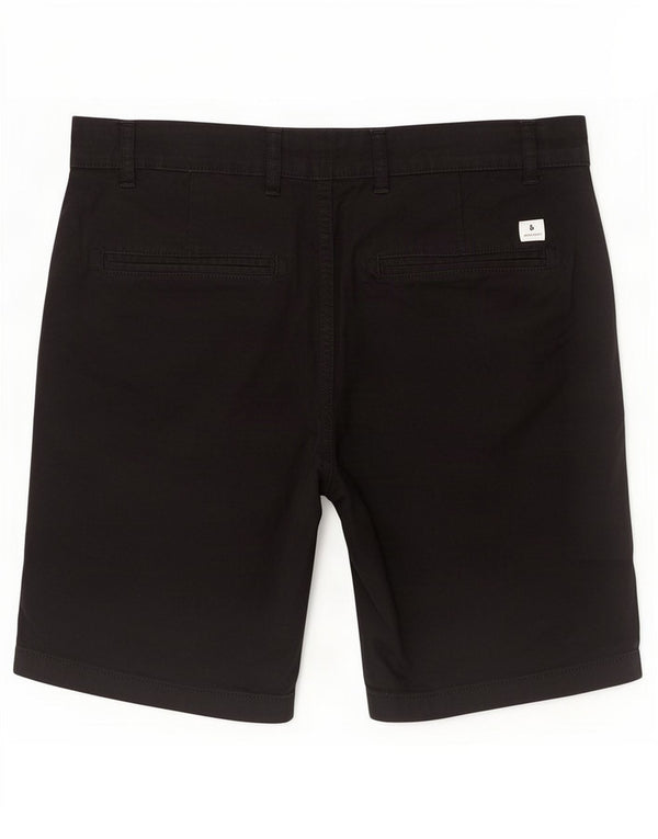 Jack & Jones Mens Chino Shorts Small W29 Black Cotton