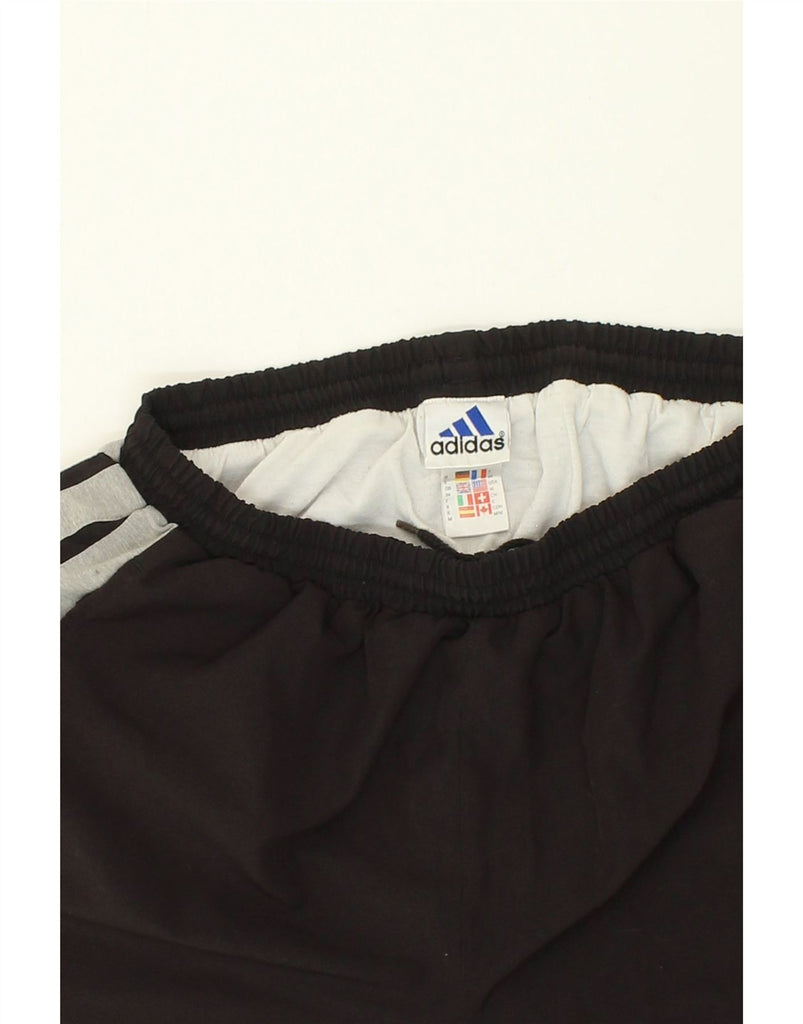 ADIDAS Mens Sport Shorts Large Black Polyester | Vintage Adidas | Thrift | Second-Hand Adidas | Used Clothing | Messina Hembry 