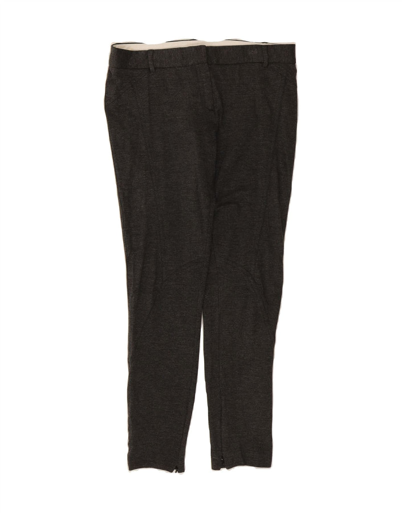 MASSIMO DUTTI Womens Slim Chino Trousers EU 42 Large W32 L30 Grey Viscose Vintage Massimo Dutti and Second-Hand Massimo Dutti from Messina Hembry 