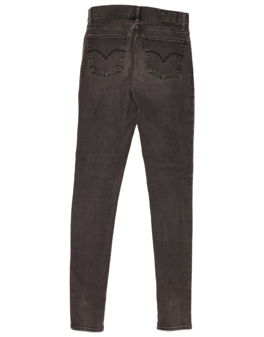 Levi's Womens 710 Super Skinny Jeans W26 L32 Grey Cotton