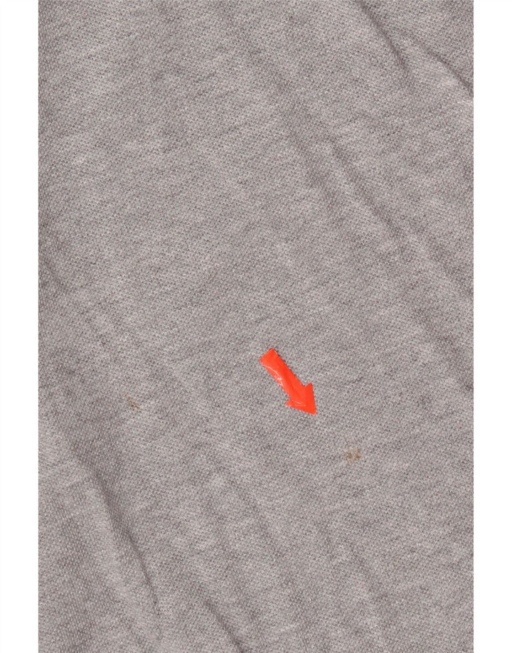 Nike Mens Polo Shirt XL Grey Flecked Cotton