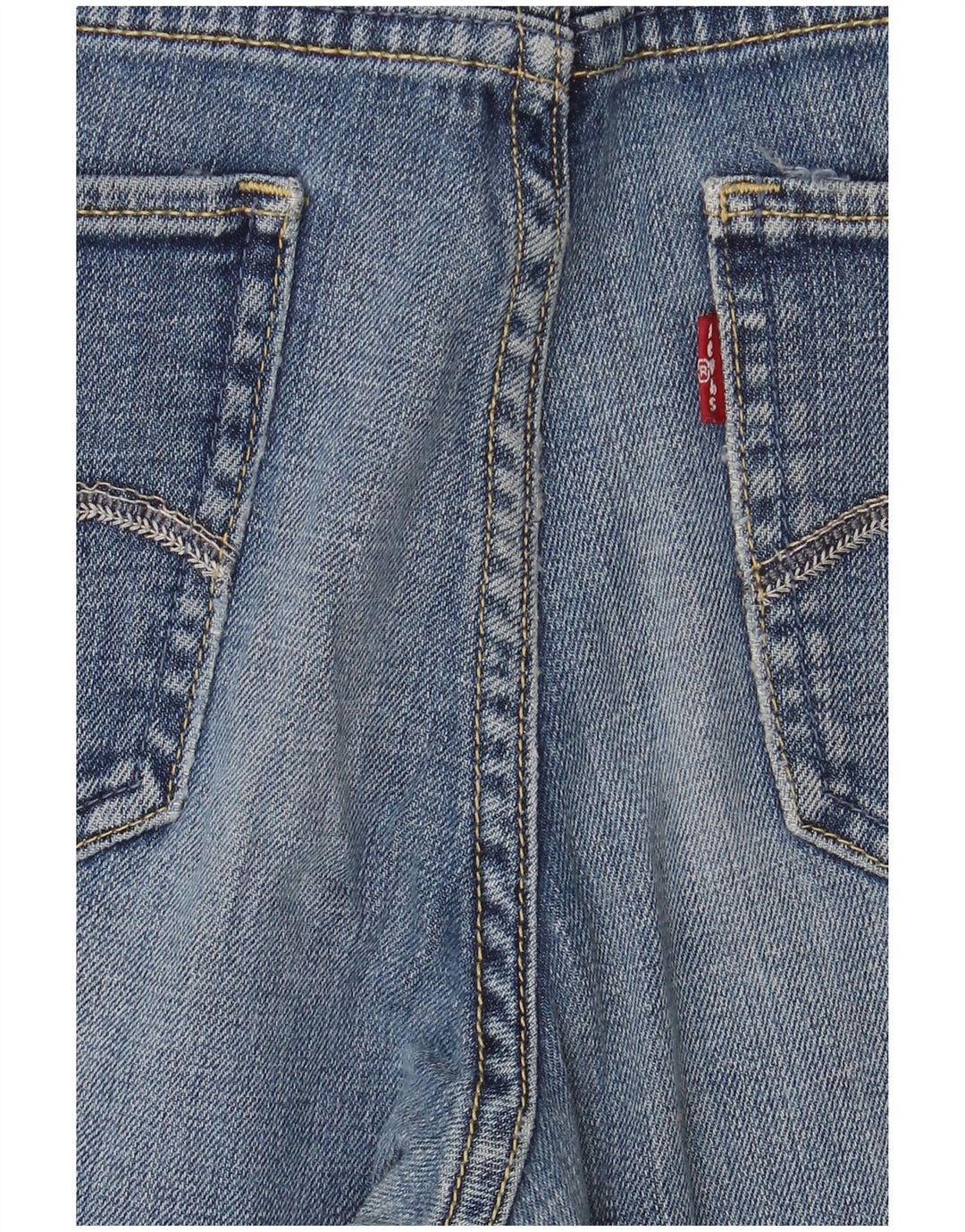 Levi's Womens Mid Rise Slim Jeans US 8 Medium W28 L28 Blue Cotton