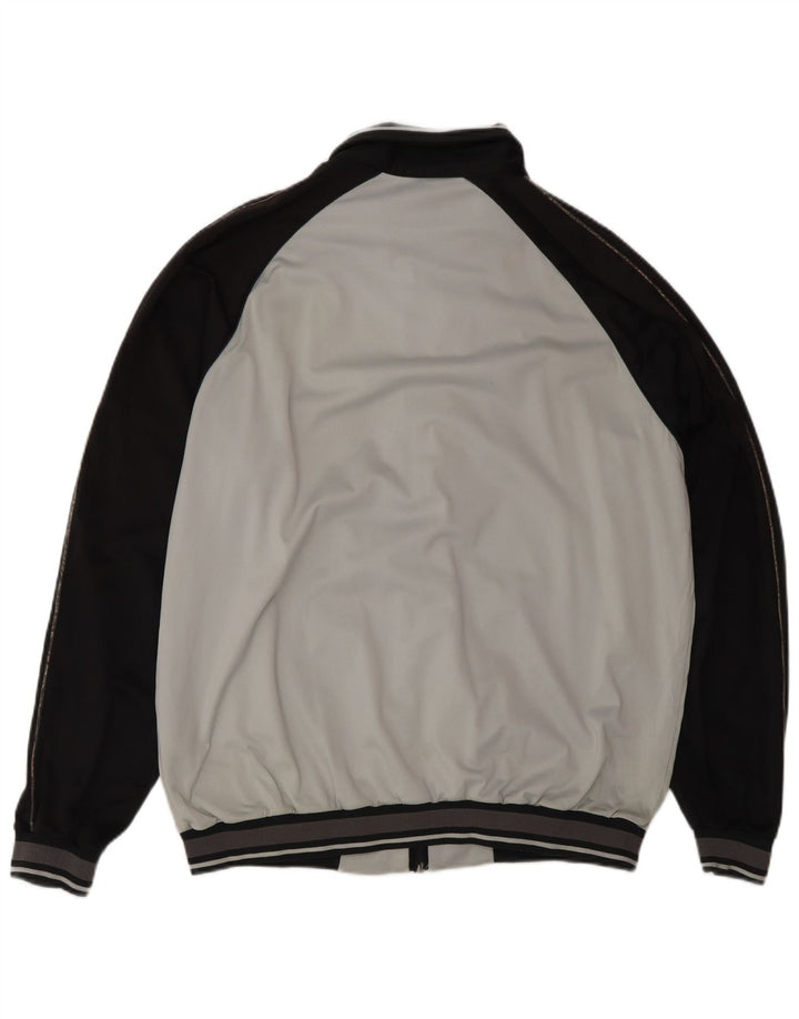 Champion Mens Tracksuit Top Jacket Large White Colourblock
