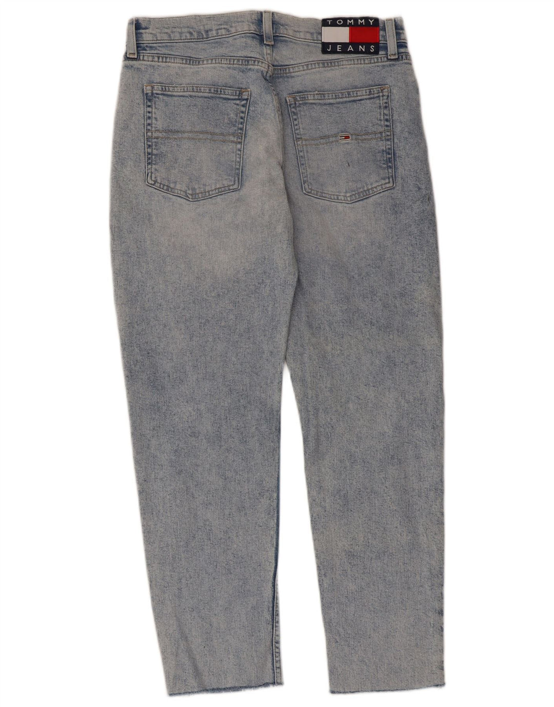 TOMMY HILFIGER Womens Straight Jeans W28 L26 Blue Cotton