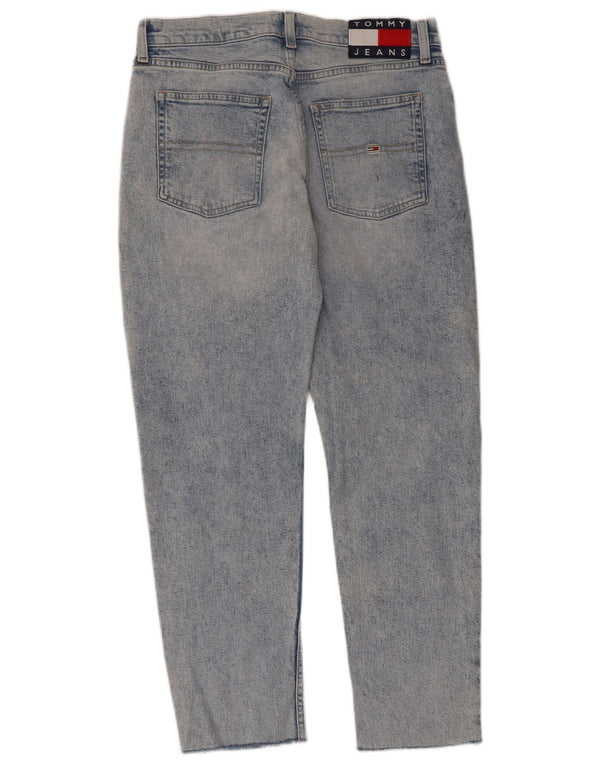 TOMMY HILFIGER Womens Straight Jeans W28 L26 Blue Cotton