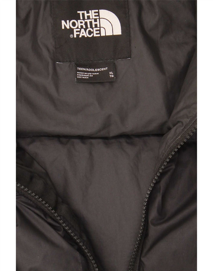 The North Face Boys Padded Jacket 14-15 Years XL Black Nylon