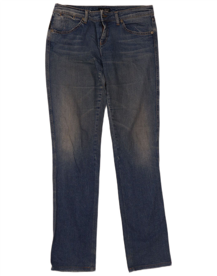 Armani Womens Slim Jeans W30 L33 Blue Cotton