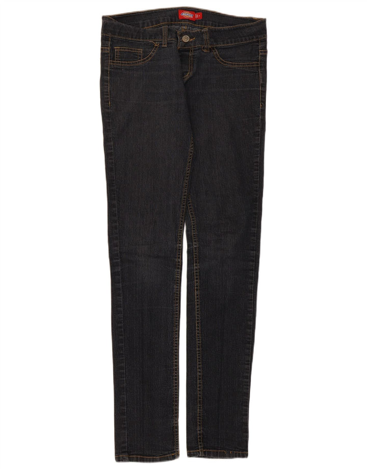 Dickies Womens Skinny Jeans US 5 Medium W30 L31 Black Cotton