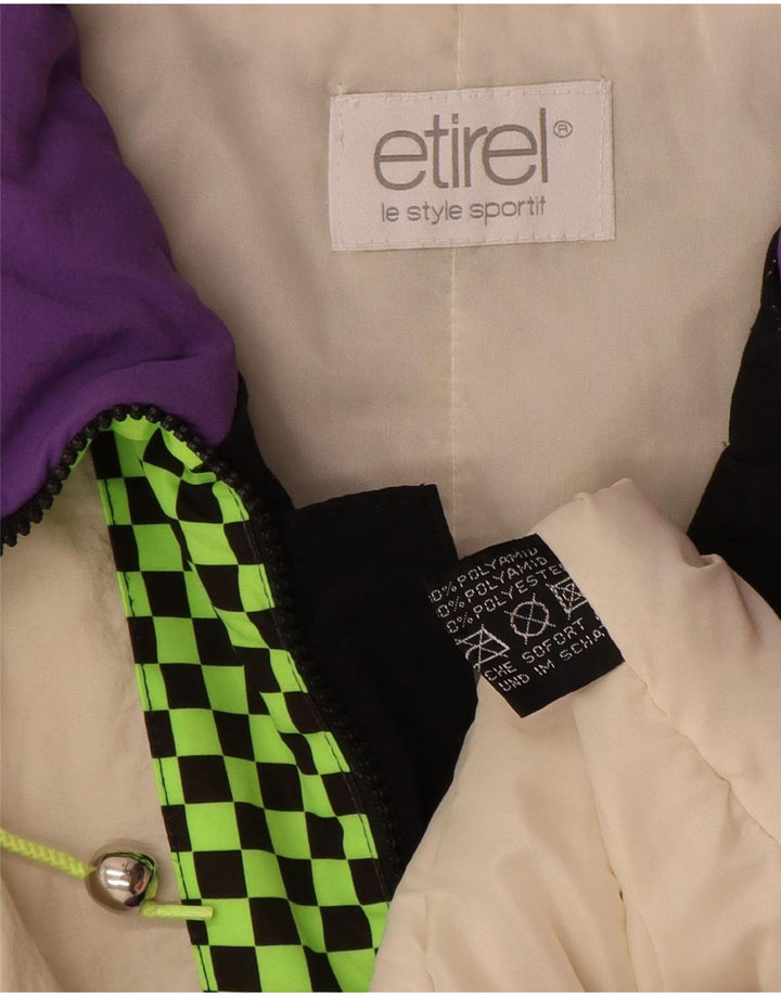 Etirel Mens Pullover Ski Jacket UK 40 Large Multicoloured Colourblock
