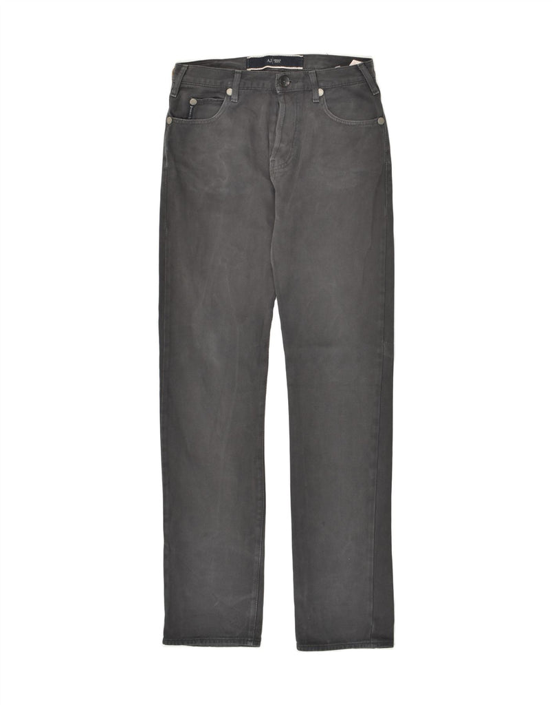 ARMANI Mens Straight Jeans W29 L34  Grey Cotton | Vintage Armani | Thrift | Second-Hand Armani | Used Clothing | Messina Hembry 