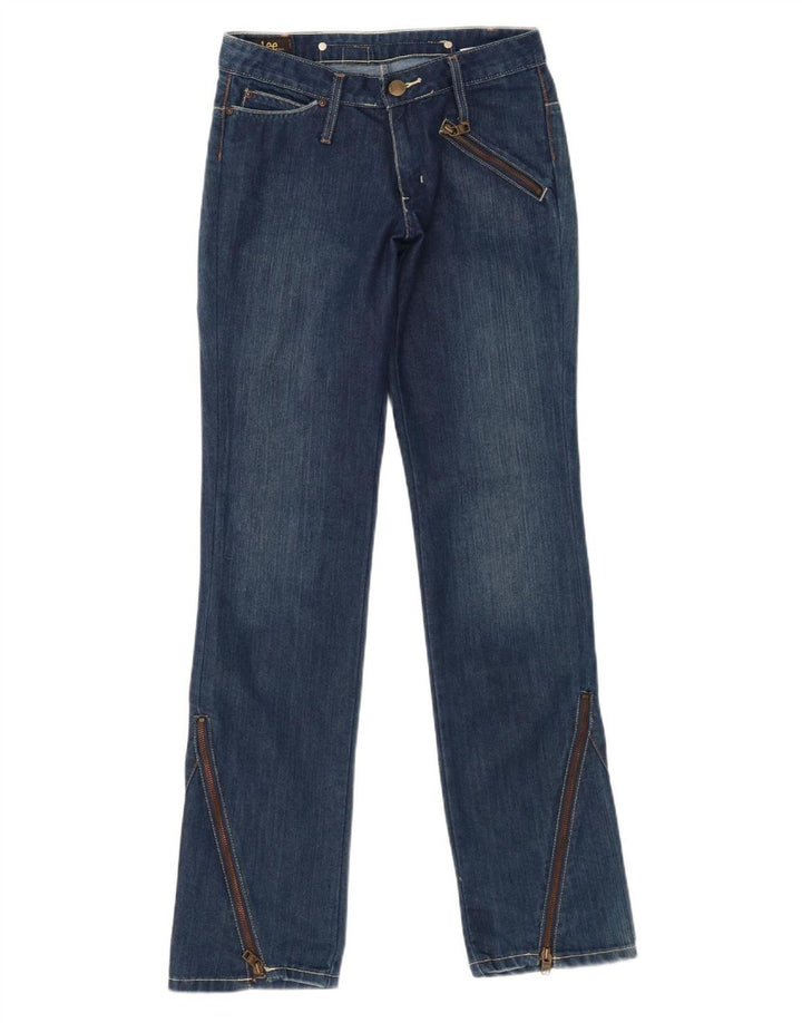 Lee Womens Bootcut Jeans W28 L33 Blue Cotton