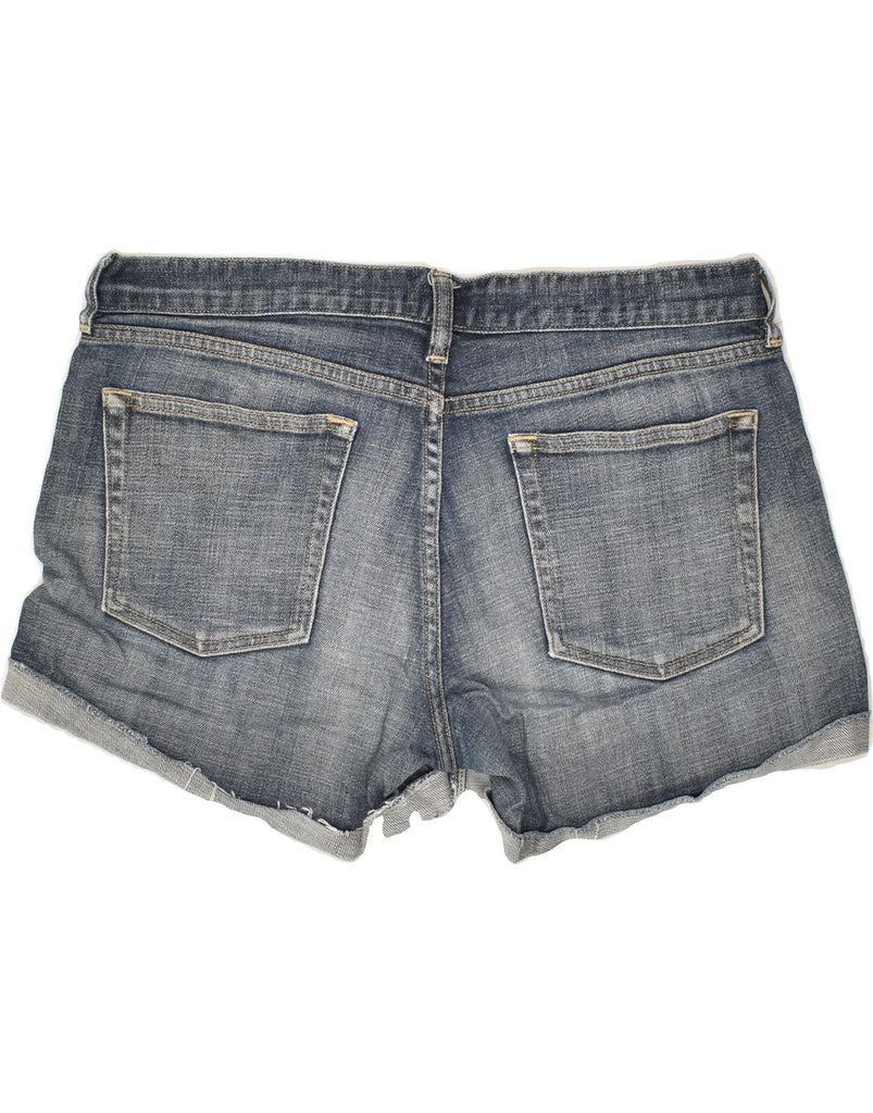 J. CREW Womens Hipslung Denim Shorts US 10 Large  W32  Blue Cotton | Vintage J. Crew | Thrift | Second-Hand J. Crew | Used Clothing | Messina Hembry 