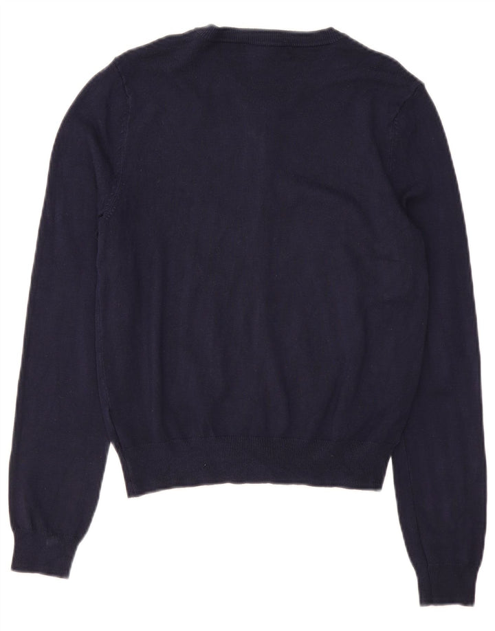 Marks & Spencer Womens Cardigan Sweater UK 12 medium Navy Blue