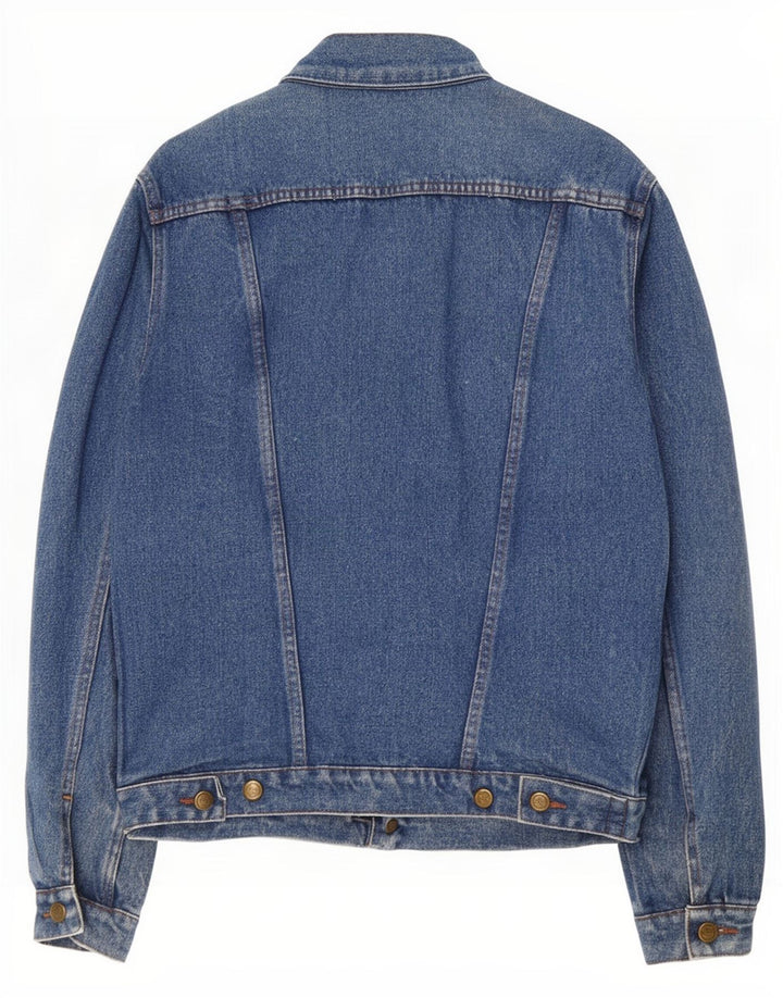 POP 84 Mens Denim Jacket UK 40 Large Blue Cotton