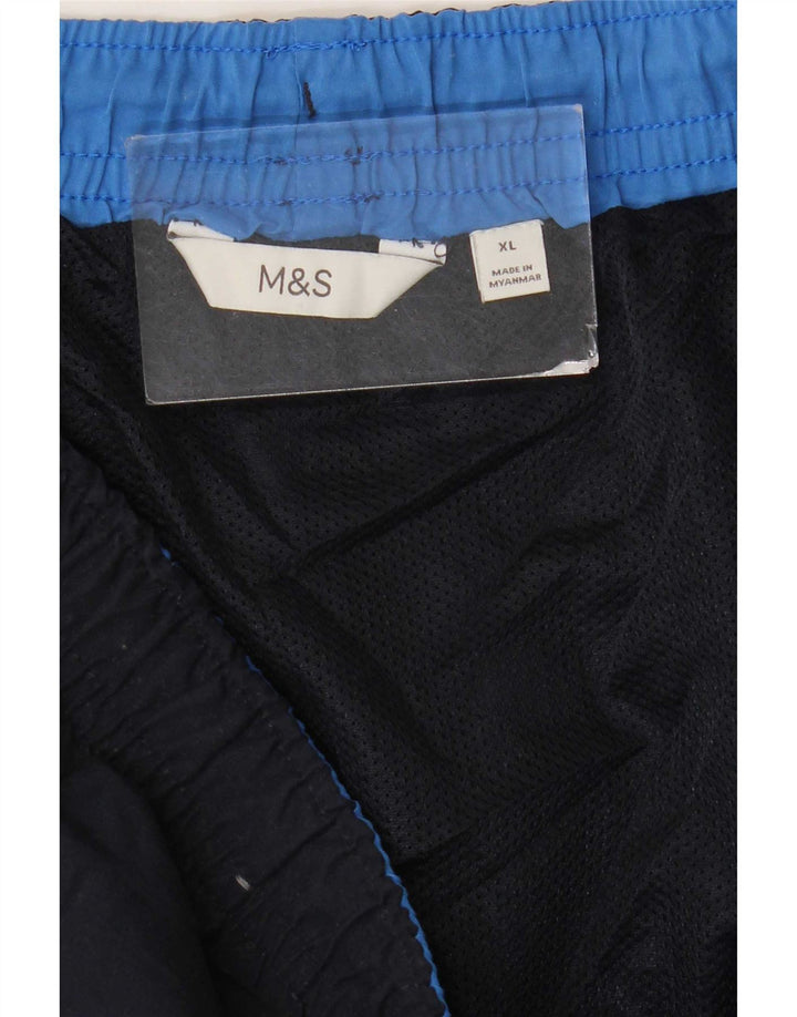 Marks & Spencer Mens Swimming Shorts XL Navy Blue Polyester