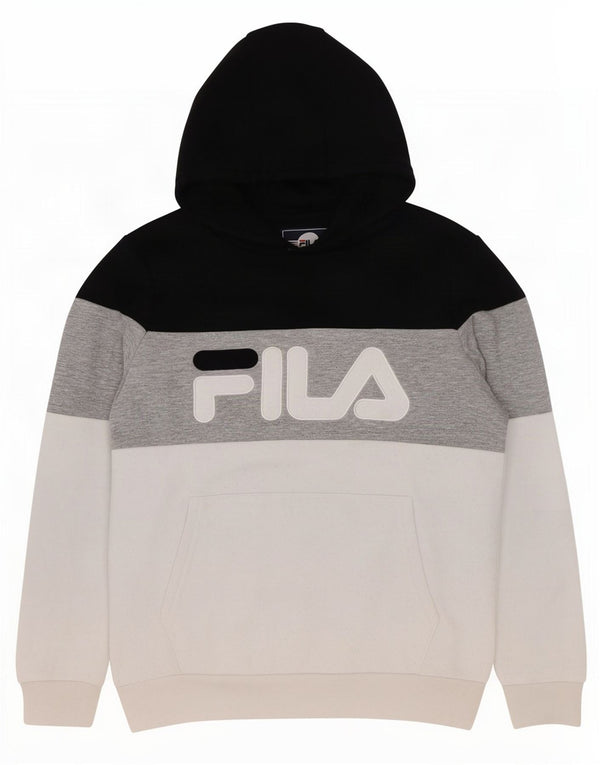 Fila Boys Graphic Hoodie Jumper 13-14 Years Multicoloured Colourblock